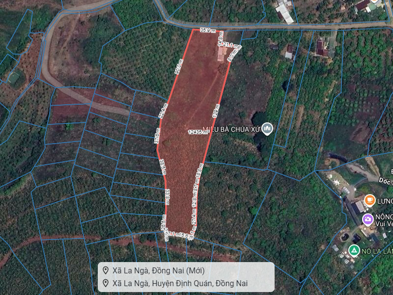 1.24Ha Đất sát KDL sinh thái hồ Trị An – Quốc Lộ 20 Đồng Nai - Ảnh chính
